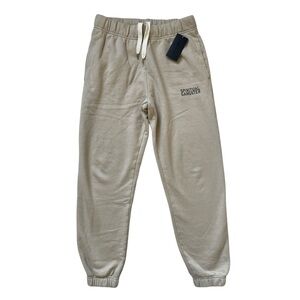 Spiritual Gangster SG Emblem Fleece Jogger Sweatpants Sandstone NWT | Size M